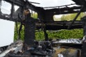 Wohnmobil ausgebrannt Koeln Porz Linder Mauspfad P063